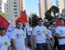 Fotos da passeata em Belo Horizonte