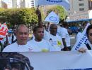 Fotos da passeata em Belo Horizonte